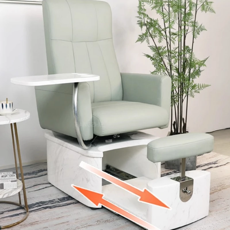 

Beauty Adjust Massage Tables Modern Simplicity Comfort Foot Massage Pedicure Chair Salon PU Leather Salon Furniture Das Sofa MH