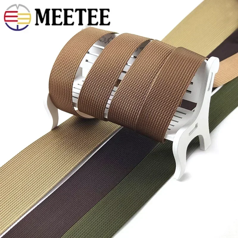 5M 20/25/32/38/50mm Nylon Webbing Tape For Strap Safety Belt Knapsack Ribbon Band DIY Bag Clothes Binding Sewing Accessories