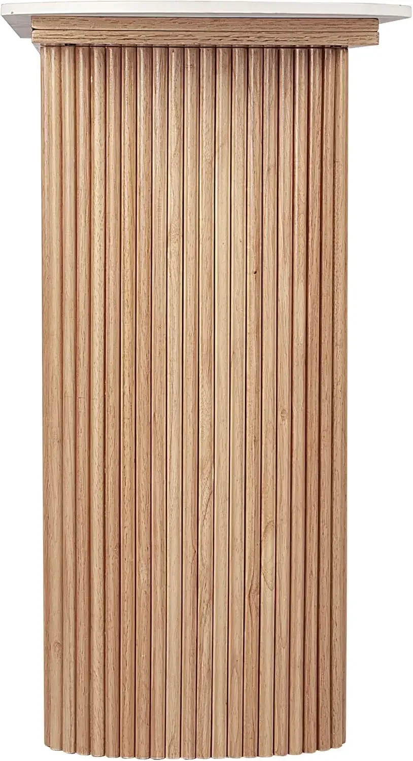 SHYFOY 47'' Mid Century Modern Console Table, Solid Wood Console Table, Sofa Table, Narrow Entryway Table for Hallway