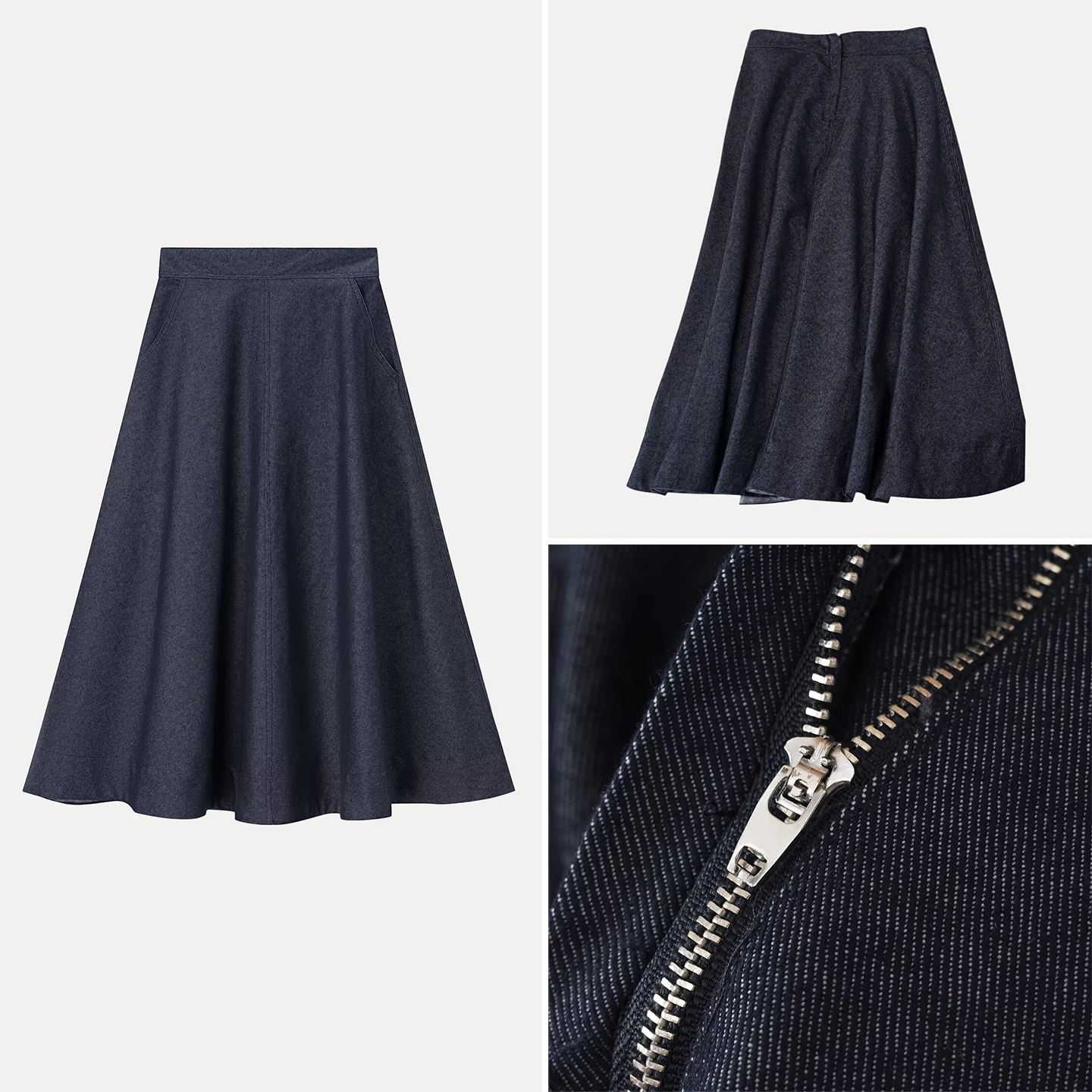 

Faionable Individual Women's Denim Skirt All-Match Daily Sle Autumn 2025 New Arrival Stand Fit A-Line Skirt