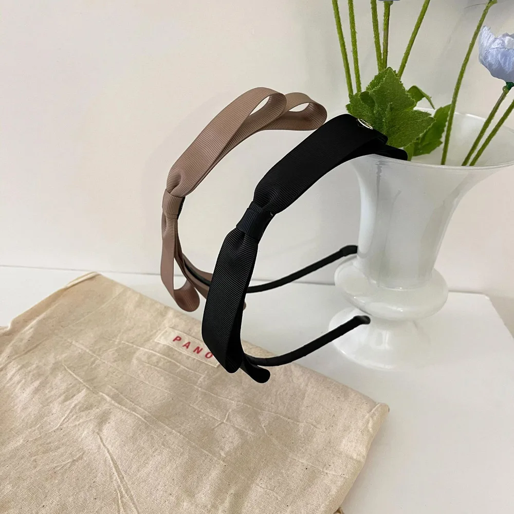 

Широкая винтажная ткань для девочек, женские аксессуары для волос, повязка на голову с бантом, обруч для волос, головной убор