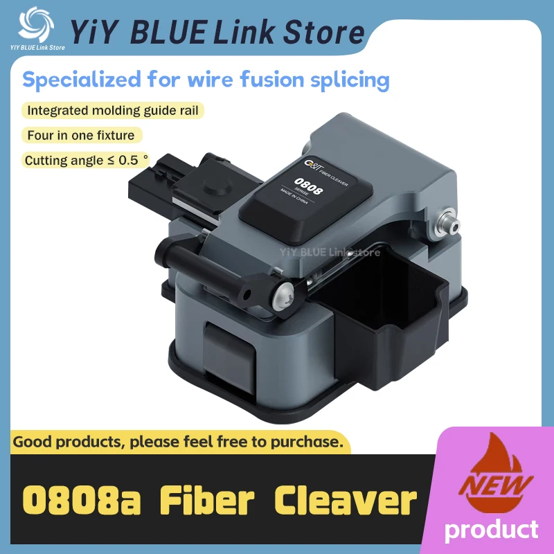 

Высокоточный оптоволоконный резак 0808a, термоплавкий, холодный сращивание, специальный резак, полностью автоматический возвратный нож, оптоволоконный резак