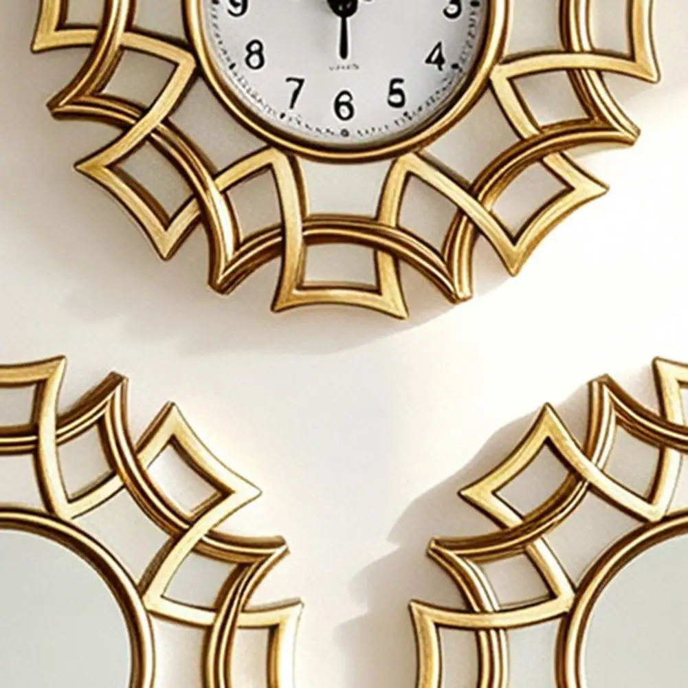 Vintage European Style Wall Clock, Retro Antique Silent Non-Ticking Decorative Clock for Living Room Bedroom Home Office Décor