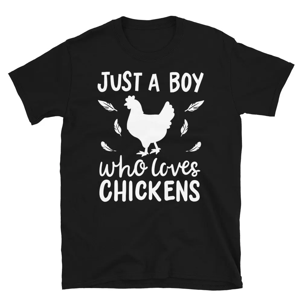 Chicken Just A Boy Who Loves Chickens T Shirt