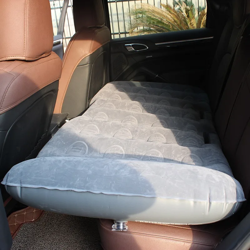 Split car inflatable mattress, thickened travel bed, folding inflatable bed in the back seat of the car, outdoor air cushion