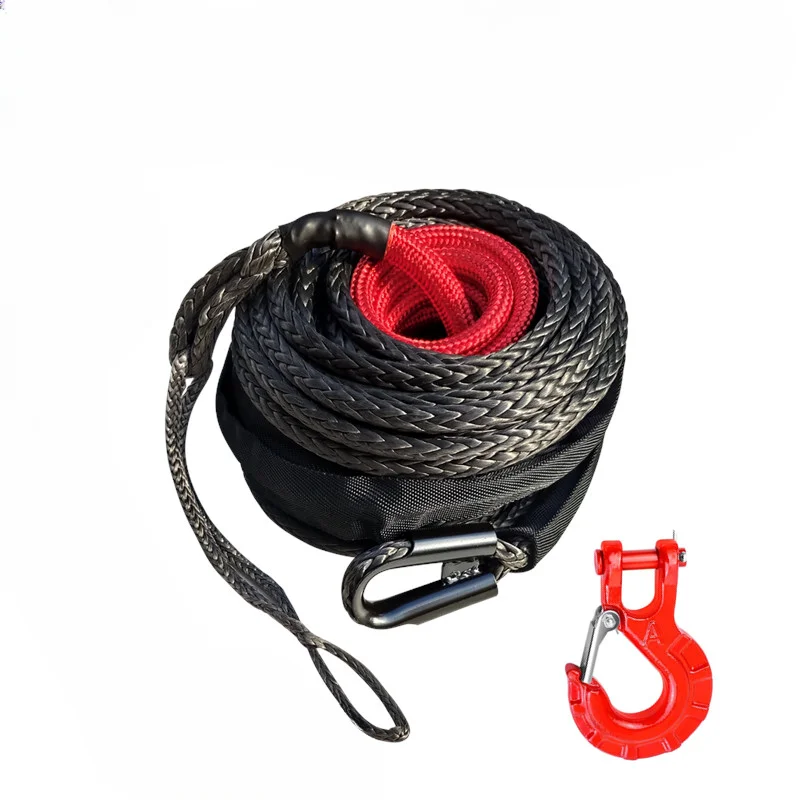 Winch rope Trailer rope Off-road vehicle NylonUltra-high molecular fiber  Electric winch belt modification