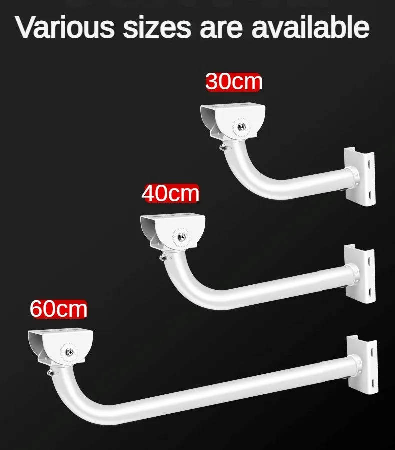 알루미늄 합금 범용 홀딩 로드 브래킷, CCTV 카메라 장착, 수직 폴 마운트, 트윈 카메라 지지대, 더블 카메라 마운트