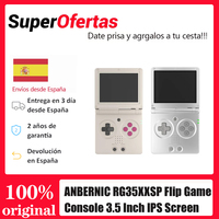 ANBERNIC RG35XXSP Flip Game Console 3.5 Inch IPS Screen Mini HDMI Output WiFi Bluetooth 4.2 E-book Linux Video Player Gifts