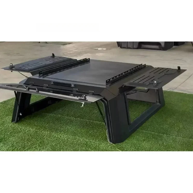 

Best Sellingweight Aluminum Waterproof Truck Cap with Roof Racks S10 SmartcapHigh Quality