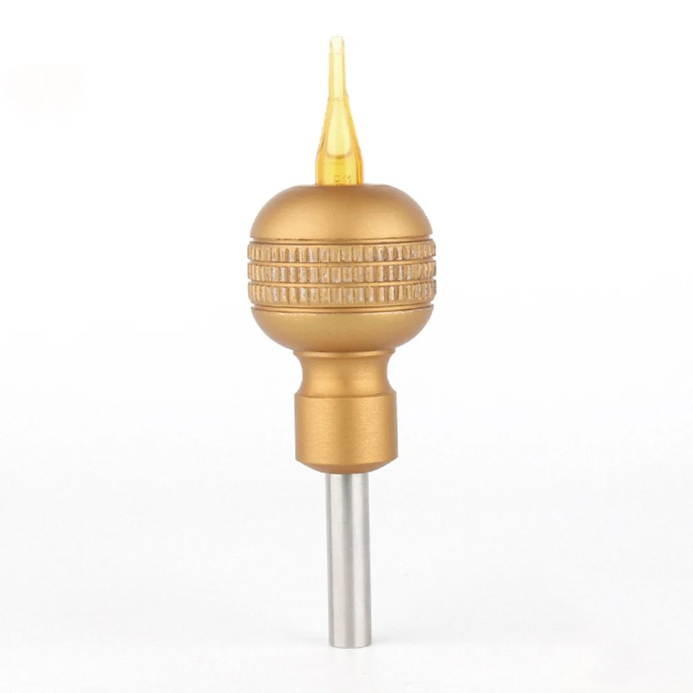 

35Mm Aluminum Alloy Self-Lock Machine Grip Anti-Slip Thickened Four Teeth Wear-Resistant Grip Tube for Professional Artist Use