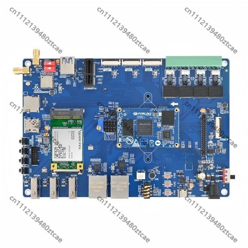 Wide Temp Industrial Embedded Dev Board 1TOPS NPU Quad A53 CAN Ethernet Linux Android Edge AI SBC