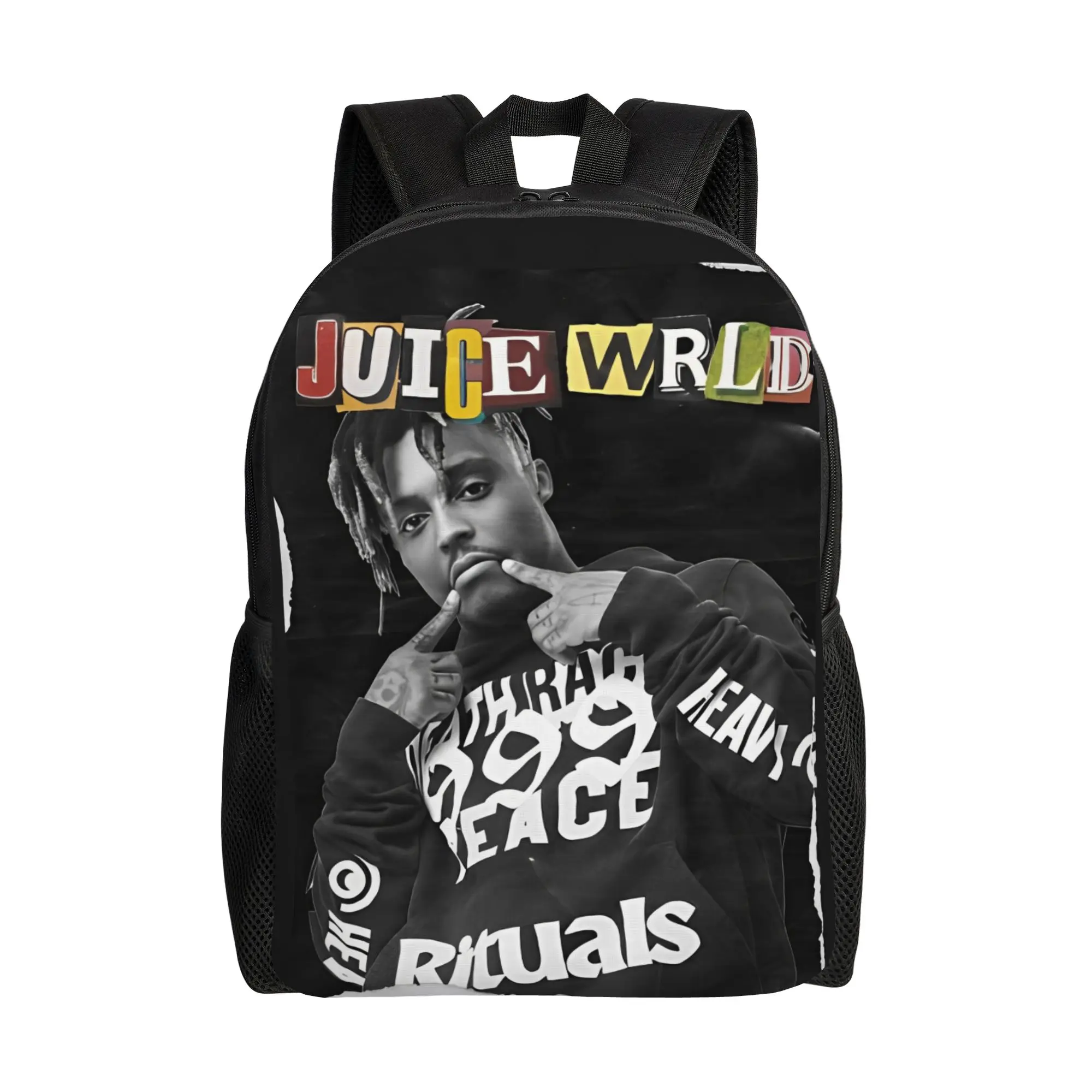 

Рюкзак Legend Juice Wrlds Never Die для мужчин и женщин, модный рюкзак для старшей школы, бизнеса, хип-хопа, колледжа, сумка через плечо, подарок