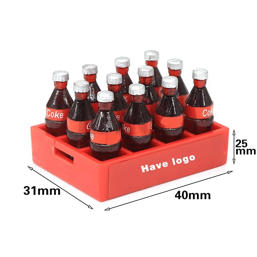 Ajrc 1/10 Rc Crawler Car Decoration Mood Pieces Simulation Coke Bottle For Traxxas Trx4 Scx10 90046 90047 Axial D90 D100 Rgt