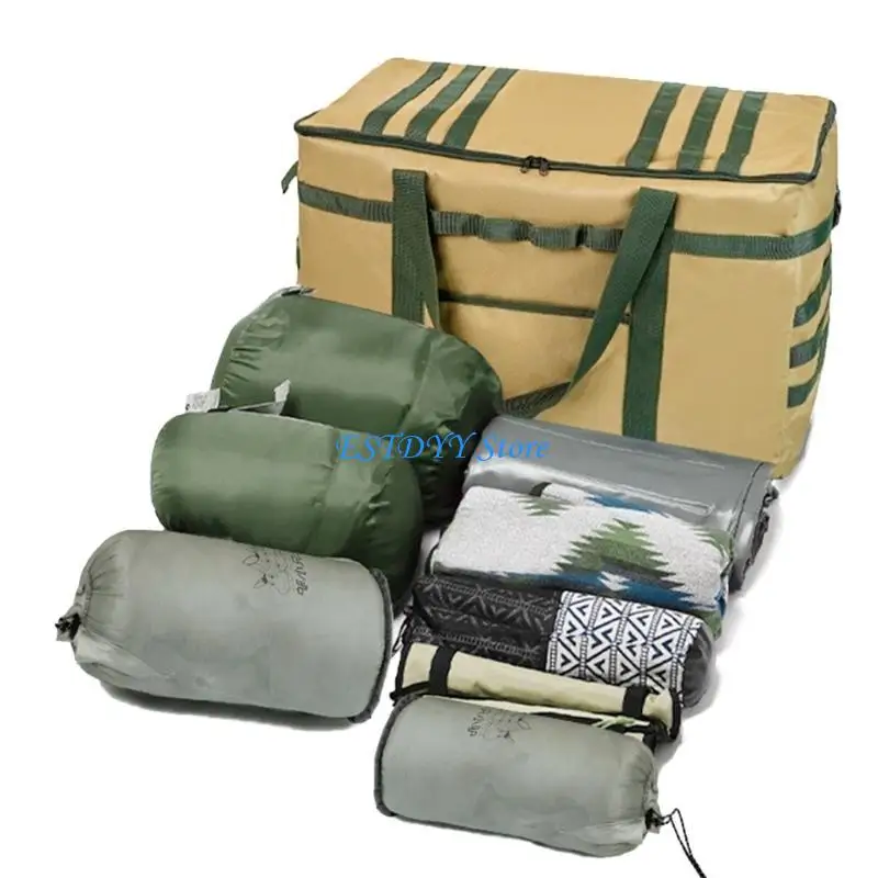 G6DE Camping Tableware منظمو أواني الطهي في الهواء الطلق حقيبة شركات النقل الكبيرة المحمولة حقيبة حمل