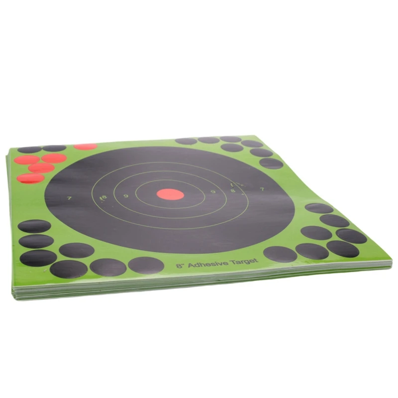 

200Pcs/Set Hunting Targets 8X8 Inch Self Adhesive Paper Reactive Splatter Targets Stickers