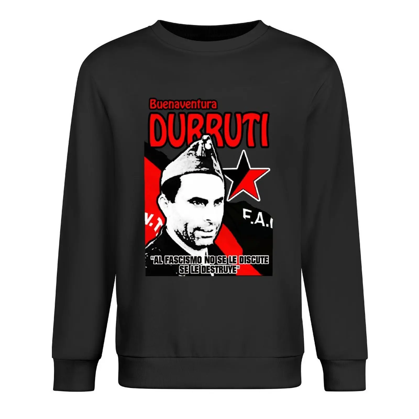 

DURRUTI CNT/FAI Pullover men's sweat-shirt mens clothing fashion men men's coat men sweatshirt