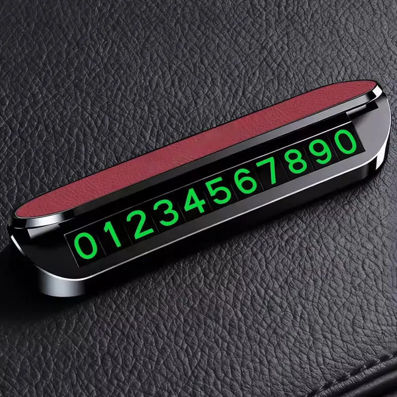 Car Dashboard Temporary Parking Number Plate For Smart 451 453 Fortwo Forfour Elf 1 # 3# Car Accessories Interior