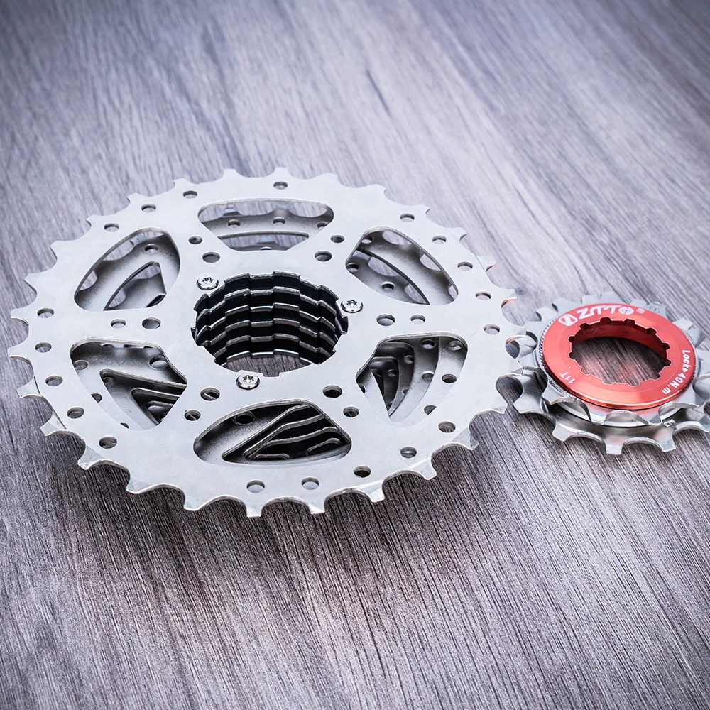 ZTTO 8 Speed MTB Mountain Road Bike Cassette 8S 24S 8Speed 11-25T Bicycle Freewheel 23T 28T 30T 32T 34T 36T Steel Sprocket