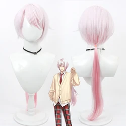 VTuber Youtuber Shiina Yuika Cosplay Wig 70cm Long Light Pink Heat Resistant Synthetic Hair Wigs + Free Wig Cap