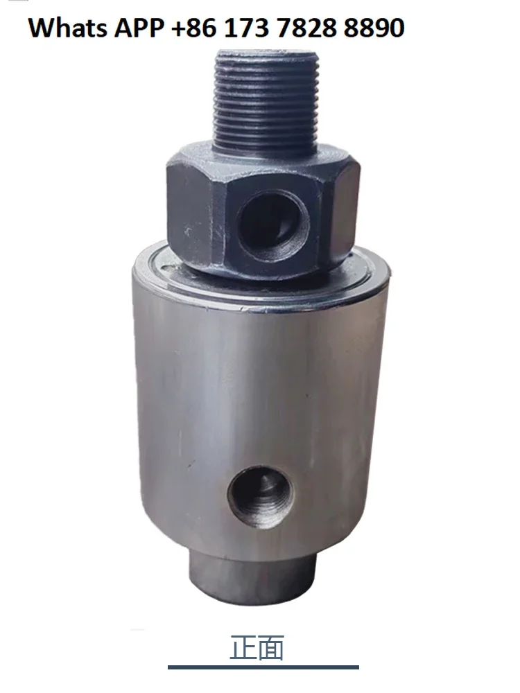 Hydraulic rotary joint uncoiler rotary cylinder 6 points two-way thread type tail oil inlet