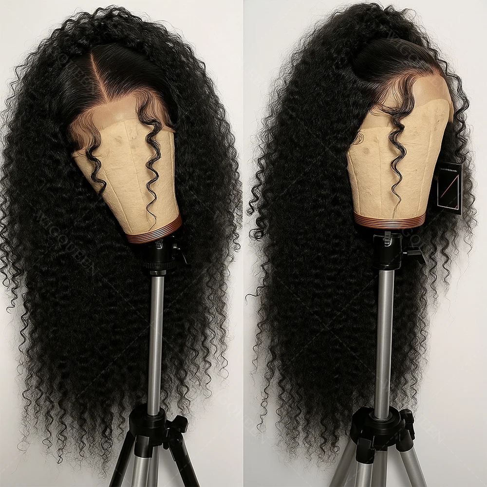 

30 Inch Deep Wave Frontal Wig Transparent 13x4 HD Lace Frontal Human Hair Wigs Curly 5x5 Human Hair Lace Frontal Glueless Wigs