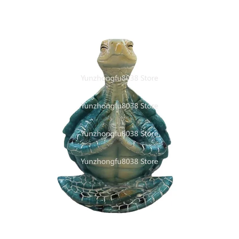 

Yoga Meditation Tortoise Animal Statue Ornament