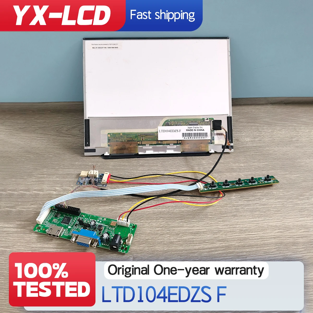Original LT104AC54000 Compatible 10.4 Inch Industrial LCD Display Screen Screen can work wel