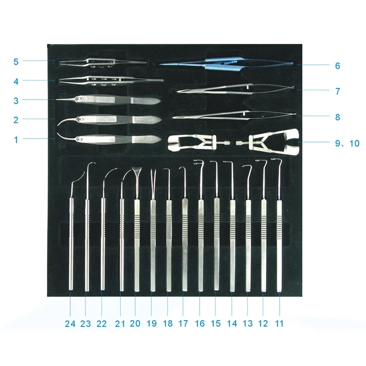 

SYX24 Набор офтальмологических хирургических инструментов для косой