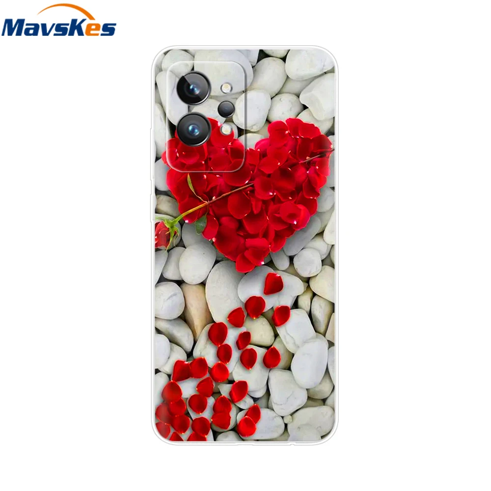 For Cover Realme GT 2 Pro Case For OPPO Realme GT 2 Pro Cute Painted Cover Silicone Clear Phone Cases For Realme GT 2 GT2 Pro