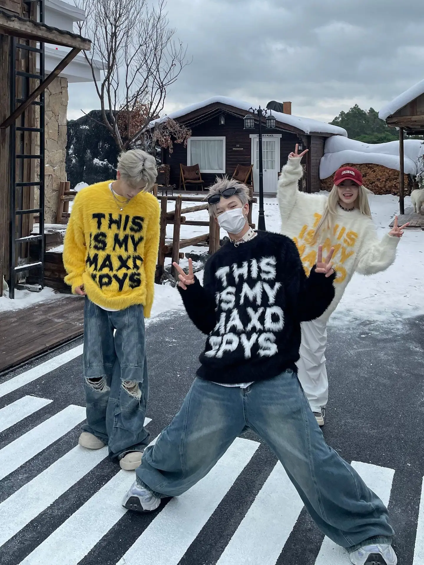 

Mink Fur Men’s Streetwear Sweater with Letter Print, Women's Winter Y2k Knitted Pullover, Oversized Vintage Mans Jumpers