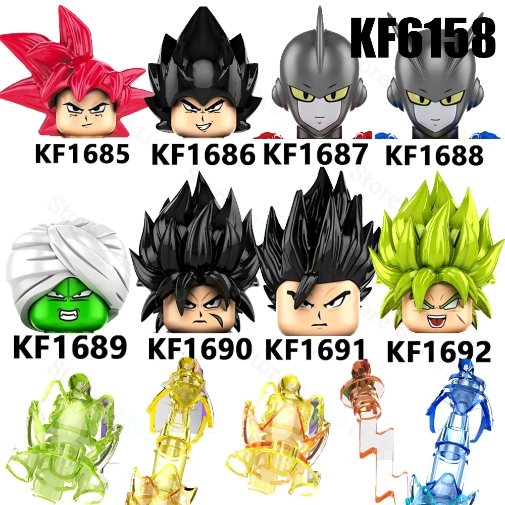 

8Pcs/Set Cartoon kf6142 Model Building Blocks Enlighten Action Figure Bricks Toys For Children