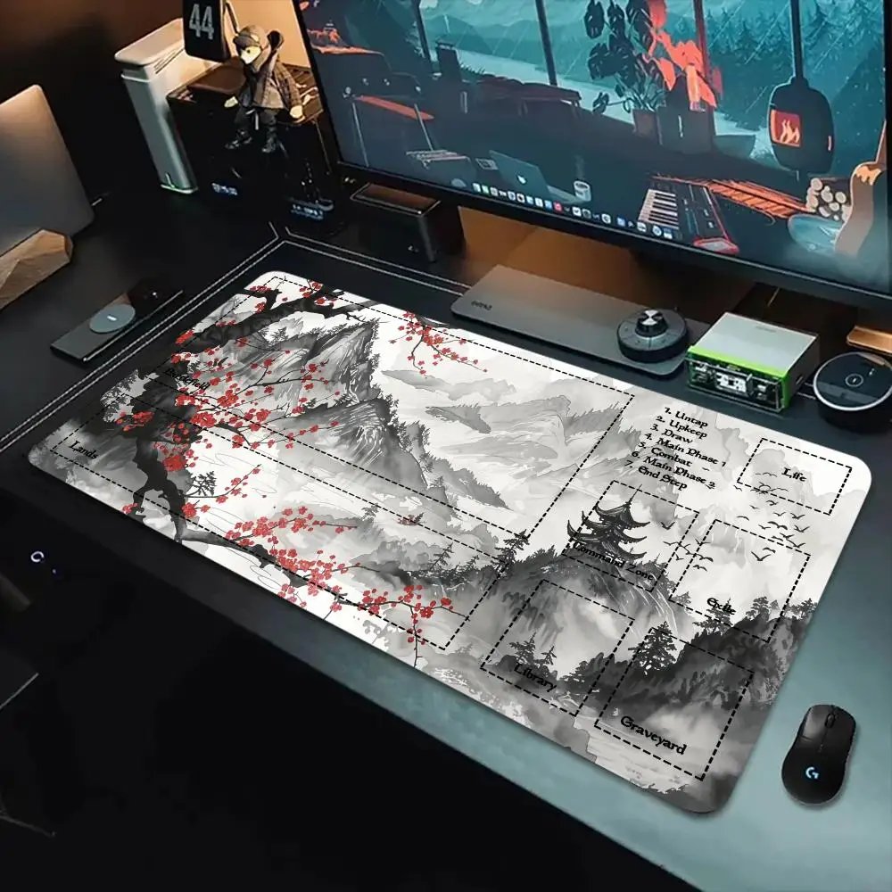 

667 Коврик для мыши Коврик для мыши Большой компьютерный офисный игровой настольный коврик Резиновые противоскользящие коврики для игровой клавиатуры Коврики для мыши Длинные настольные коврики