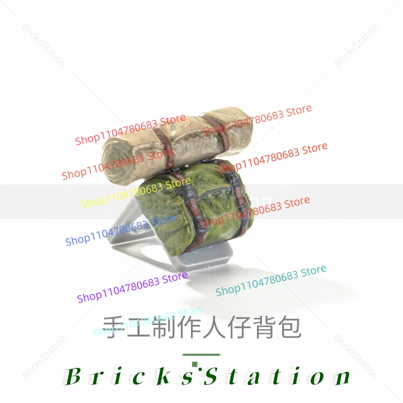 MOC ビルディングブロック ミリタリーミニフィギュア 行軍用フィールドバックパック アクセサリー組み立てモデル 教育玩具 男の子へのギフト