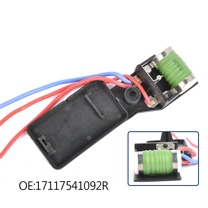Car Blower Resistance Car Engine Cooling Fan Resistor For Mini Cooper R50 R52 R53 2003-2008 OEM17117541092R Car Accessories