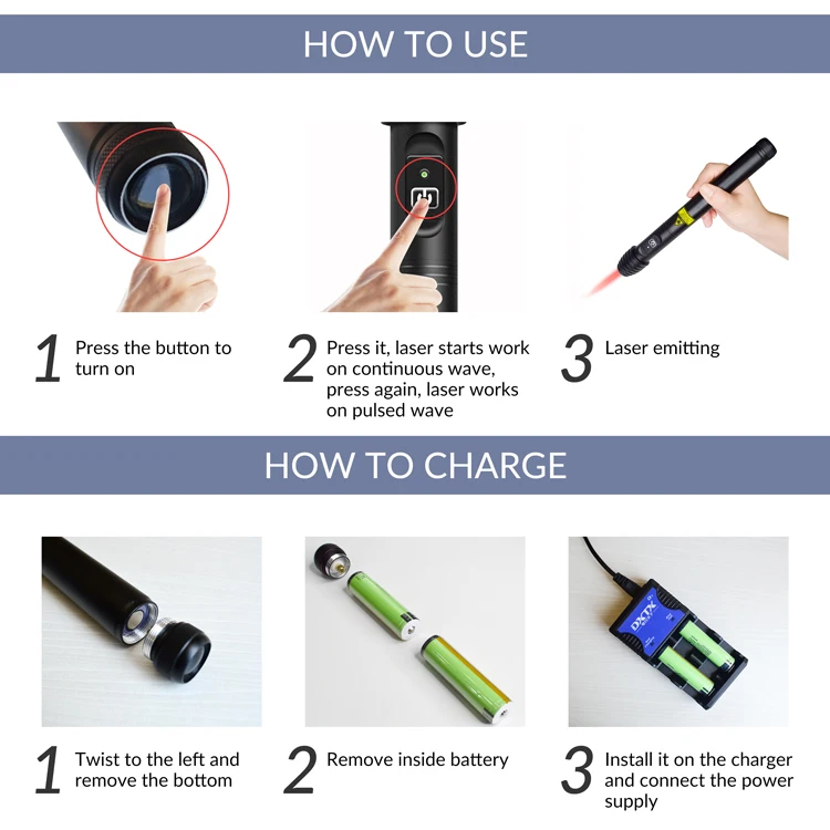 2026 Red Light Laser Therapy Acupressure Pen LLLT Device for Acupuncture Points and Smoking Cessation 5