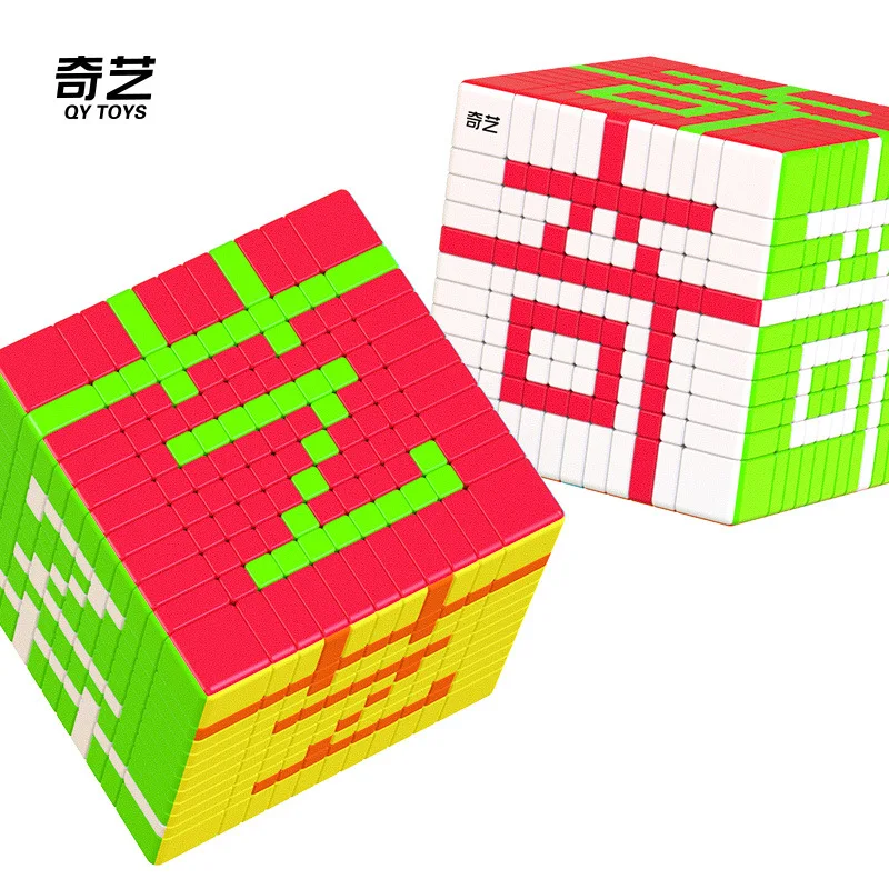 [JudyCube] Qiyi 11x11 Magic Speed Cube Stickerless Professional Fidget Toys Qiyi 11 High-level Cubo Magico Puzzle