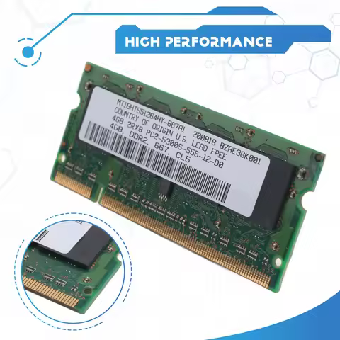 ABAN DDR2 4GB Laptop Ram Memory 667Mhz PC2 5300 SODIMM 1.8V 200 Pins for AMD Laptop Memory