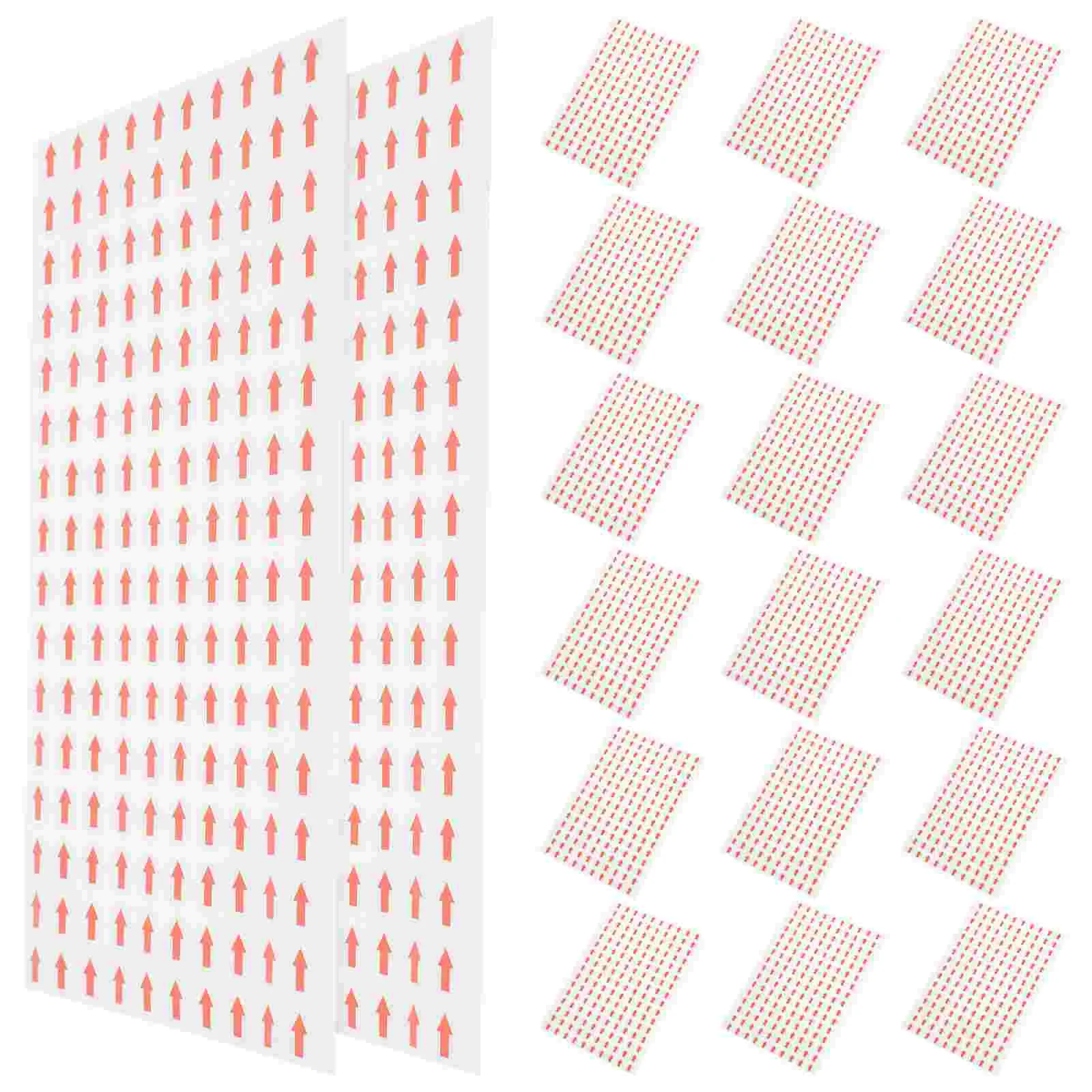 20 lembar stiker panah label Freezer indikator arah kalender kedatangan dapat dilepas