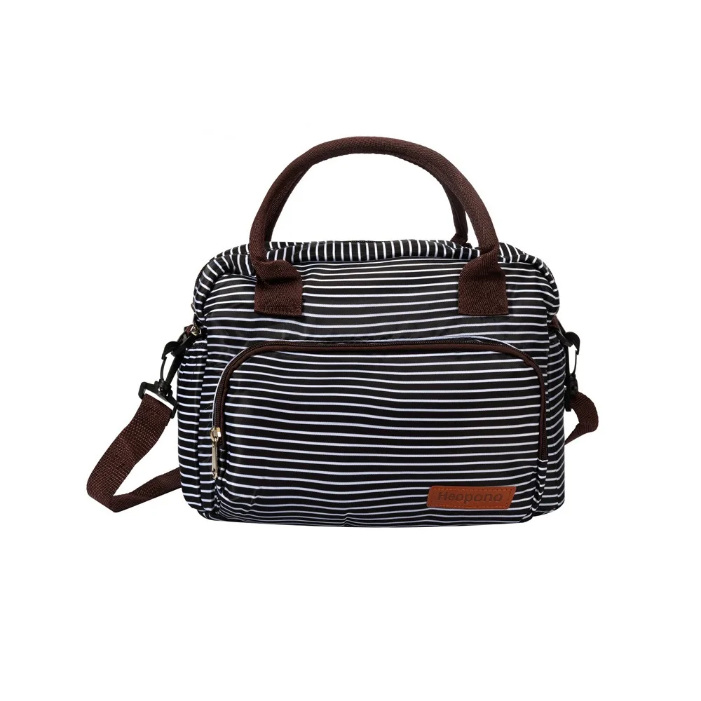 الموضة المحمولة حقيبة الغداء النايلون 11 لتر يده معزول حقيبة يد مقاوم للماء سعة كبيرة الفاكهة الطازجة حفظ الحقيبة مكتب #5