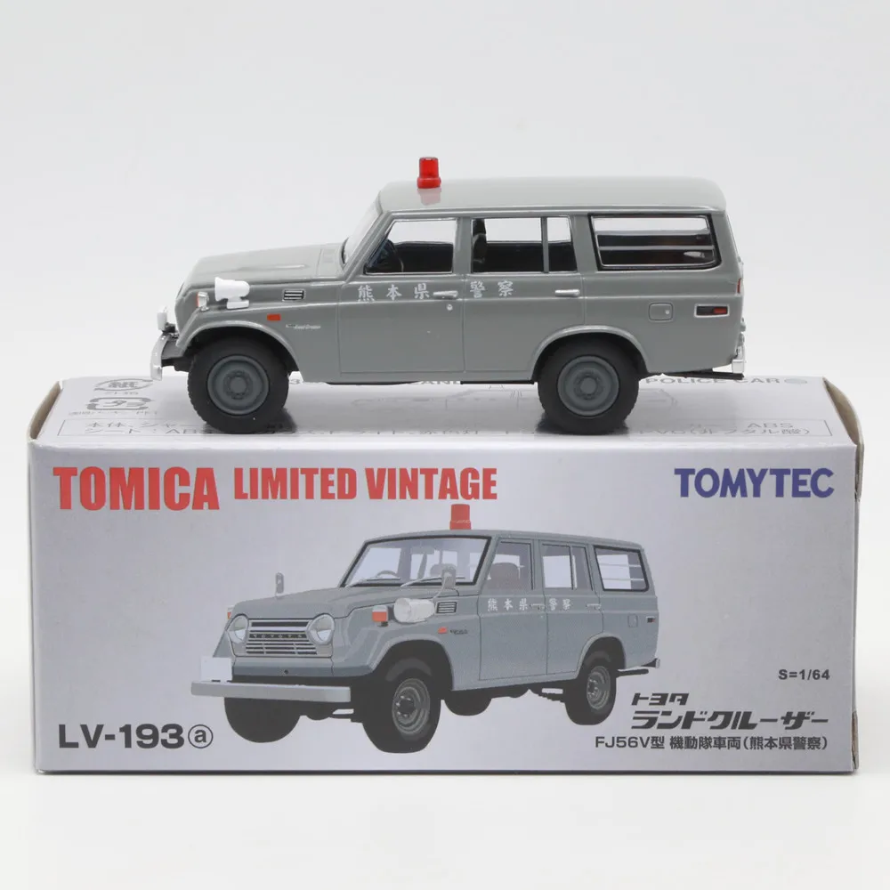 1:64 Tomytec Tomica TLV 104C 193a LANDCRUISER FJ56 SUV Simulation Alloy Static Car Model Toy Gift