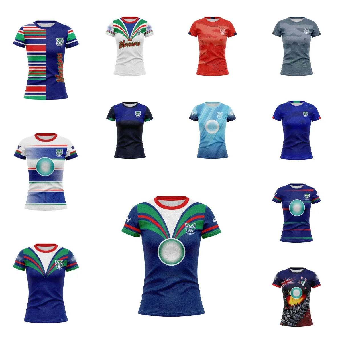 2024 New Zealand Warriors Women's Polo Shirt Top Quality Home/Away/Indigenous/Training/Legion/Rugby Shirt