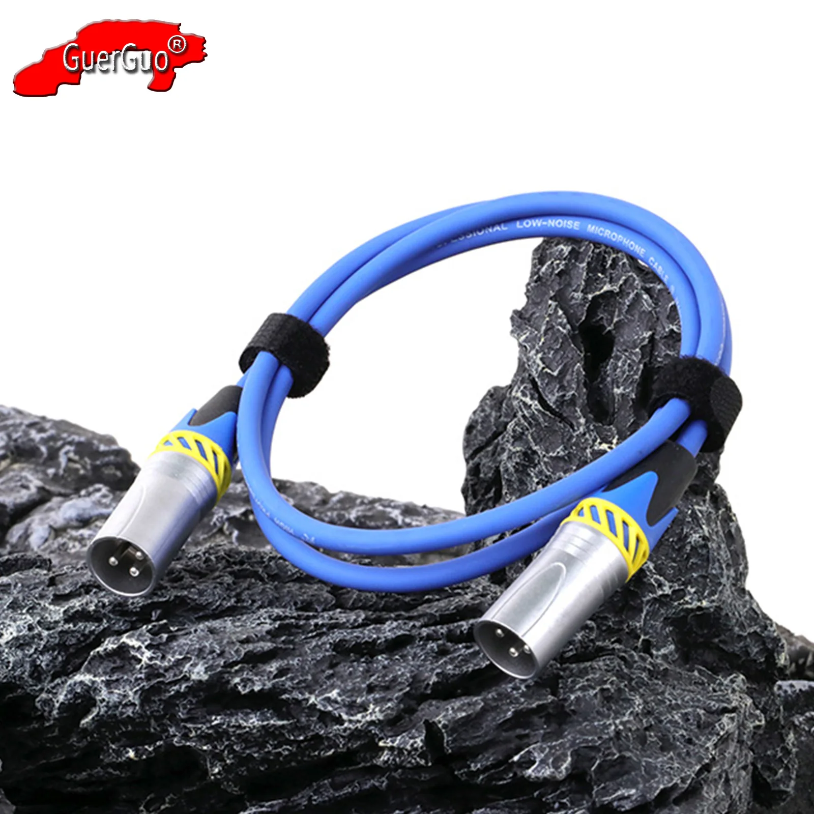 

XLR Cable 3Pin Male to Male Plug M/M OFC Balanced Audio MIC Shielded Line Cannon Extension Cord for Monitor Mixer Amp Speaker