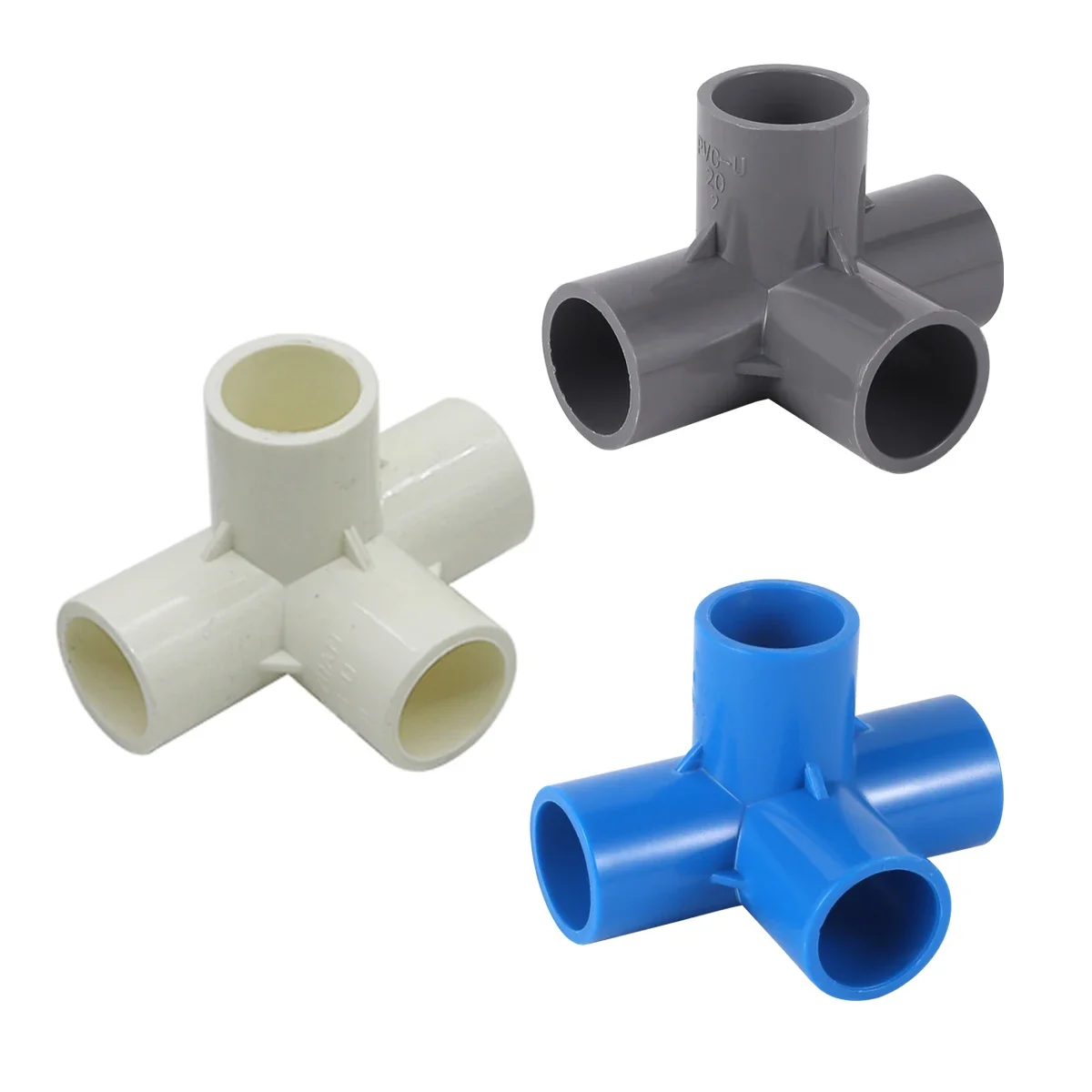1Pcs PVC Elbow Fittings 20 25 32 50 3 Way 4 Way 5 Way 6 Way Water Pipe Connectors Plastic Tube Joints Set