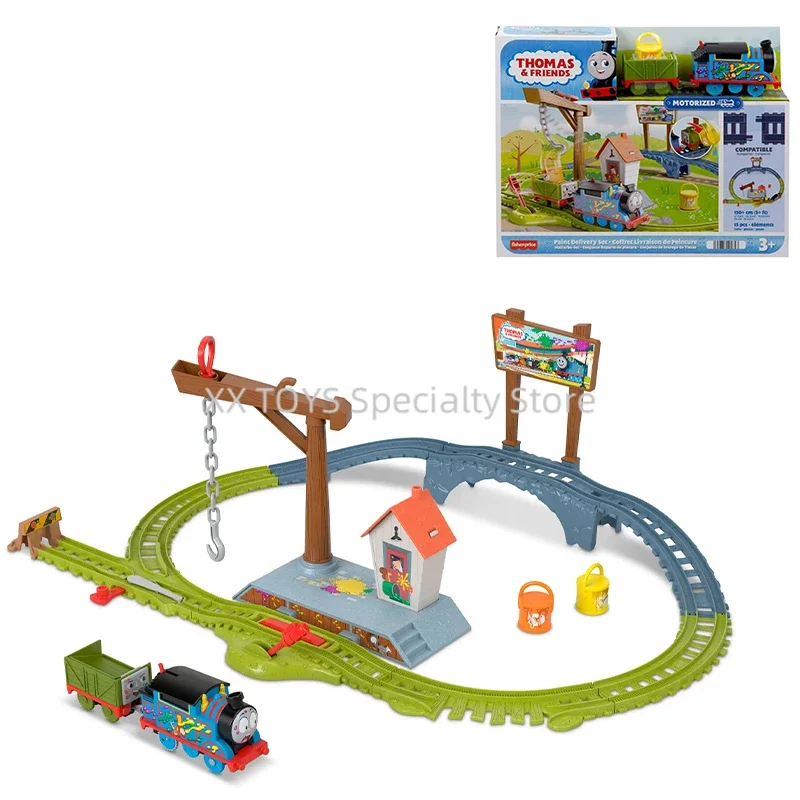 

Thomas & Friends Paint Delivery Motorized Paint Train and Track Set for Preschool Trendy Toys Children's Holiday Birthday Gift