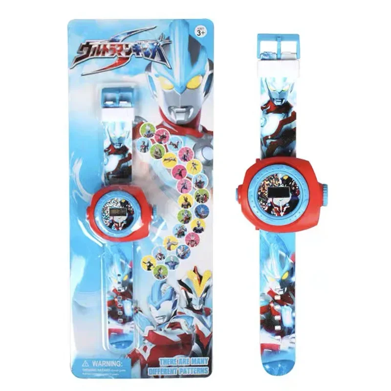 Hot Selling Disney Peripheral Toy Watch Spider Man Mickey Ice Queen Children\'s Cartoon Watch 3D Projection Electronic Watch