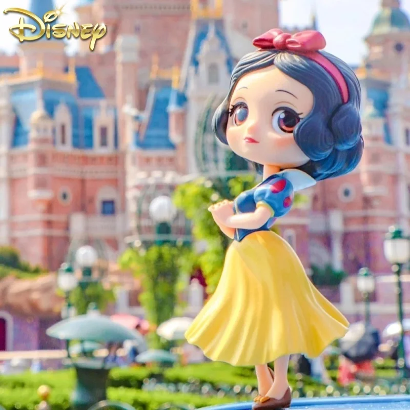 

Bandai Q Posket Disney Princess Ariel Rapunzel Cinderella Mermaid Anna Elsa Belle Sofia Snow White Mulan Mermaid Figure Kid Toys