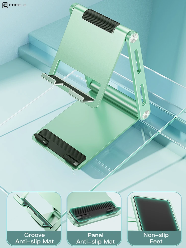 CAFELE Portable Desk Holder For Phone Stand Universal Phone Holder Foldable Mobile Phone Bracket For iPad iPhone 14 Pro Max 12