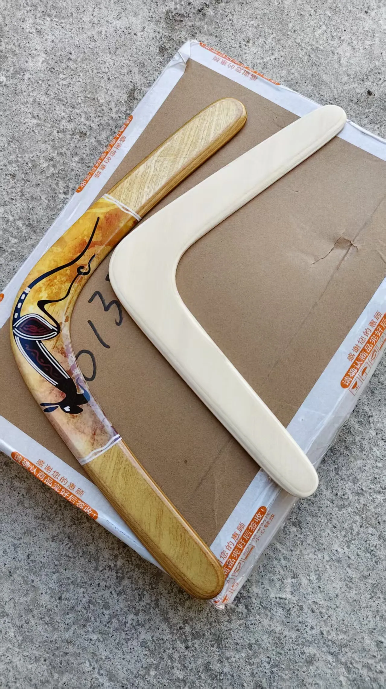 Aviation Voyage Handmade Wood Boomerang Fun Outdoor Game Sports Throw And Catch Flying Disc Saucer Suitable For Novice Lawn