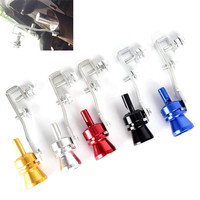 1PC Motorbike Car Exhaust Fake Turbo Whistle Pipe Sound Muffler Blow Off Valve Universal Simulator Whistler