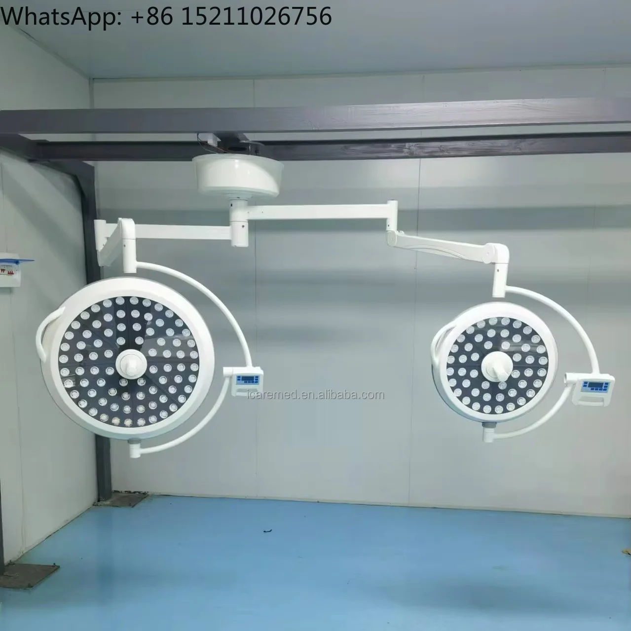 Double Head Vet Operation Room Lighting Ceiling Shadowless LED Lamp Surgical  Veterinary Surgery Lights